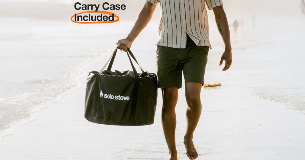 Portable wood burning fire pit