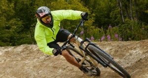 Reflective rain jacket cycling