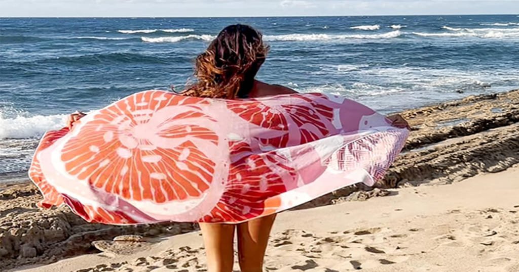 Sand free beach towel