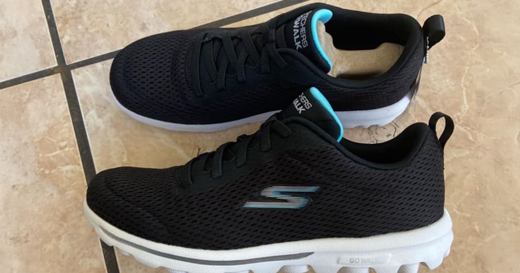 Skechers slip-on travel shoes