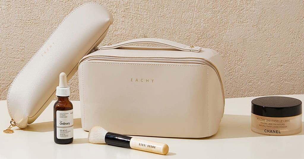 Skincare and toiletry travel pouch