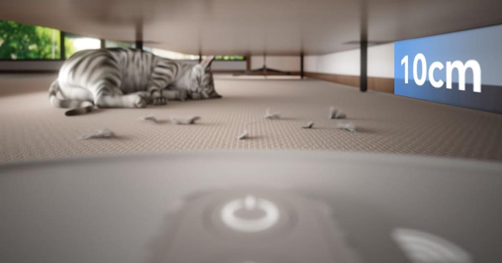 Smart robot vacuum for pet hair