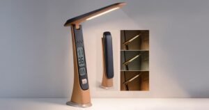 Foldable rechargeable LED desk lamp