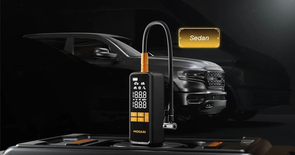 Travel tire inflator