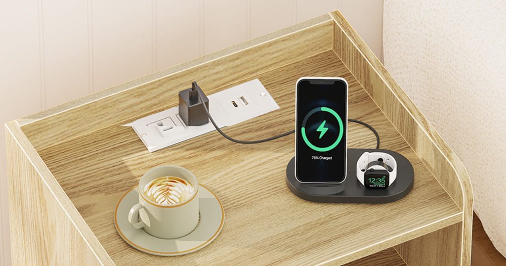 USB nightstand set