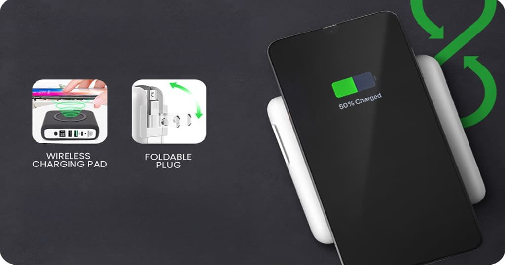 Wireless travel charger