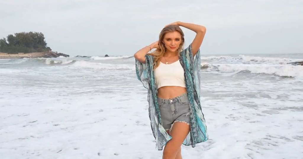 Women swimsuit cover-up