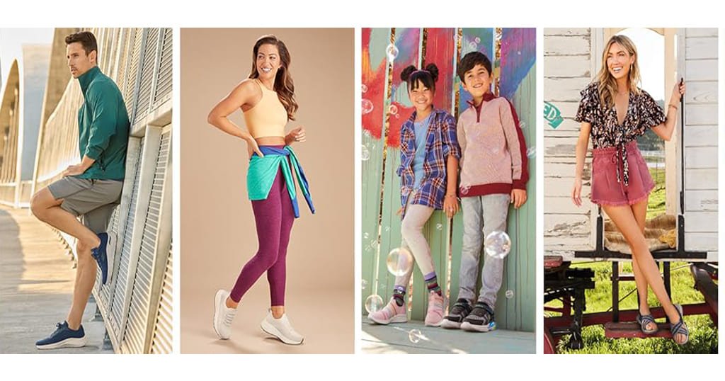 Women walking shoes for travel