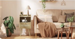 Nightstands with charging station