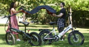 Folding electric bike