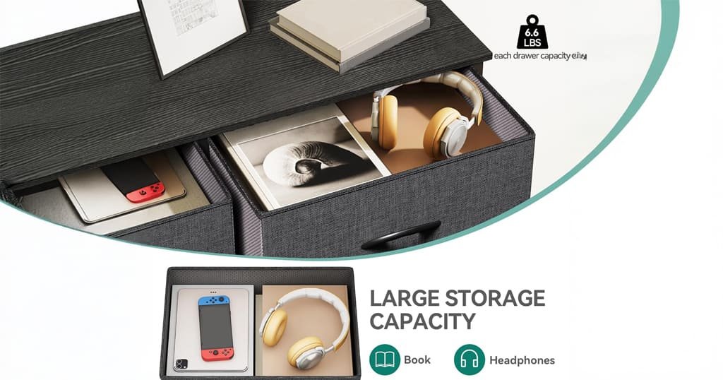 Bedroom organizer with drawers