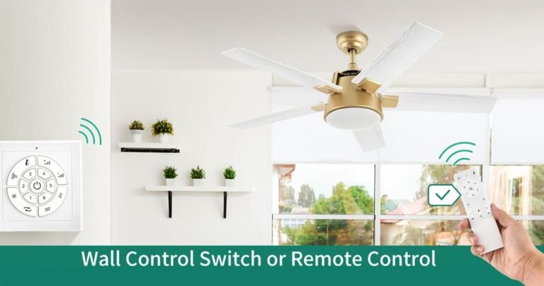 Ceiling fan with remote