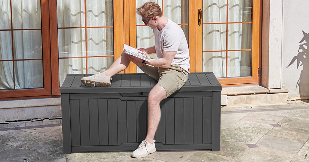Deck box outdoor storage