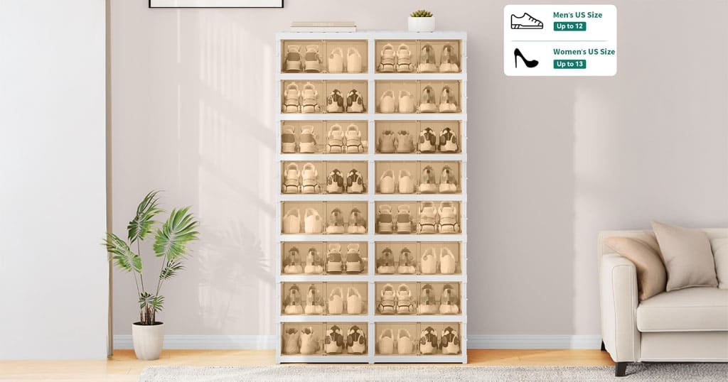 Entryway shoe organizer