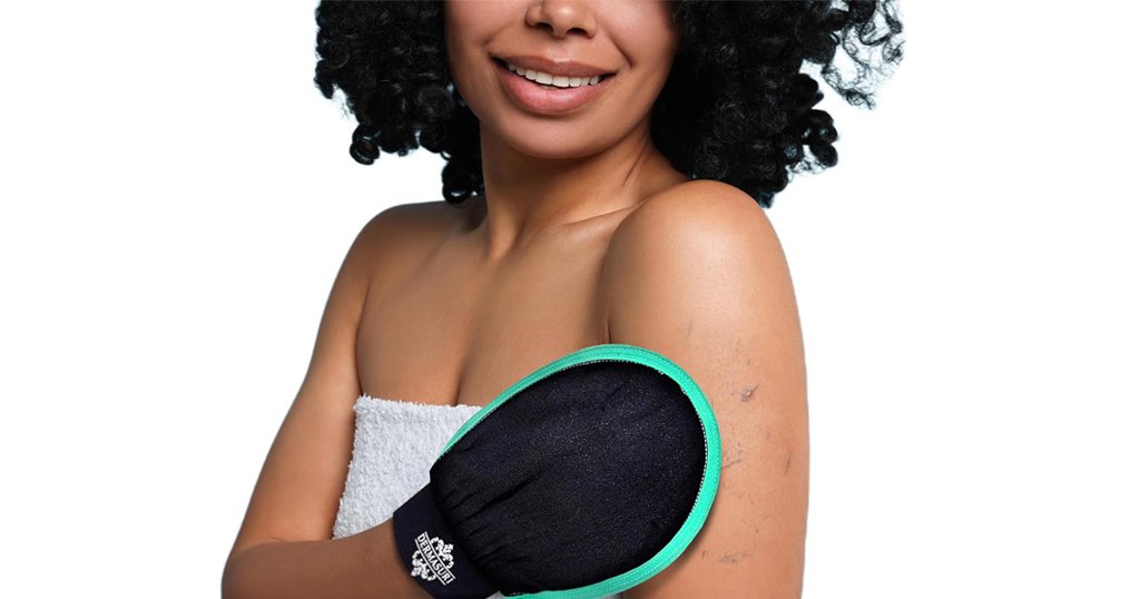 Korean exfoliating mitt