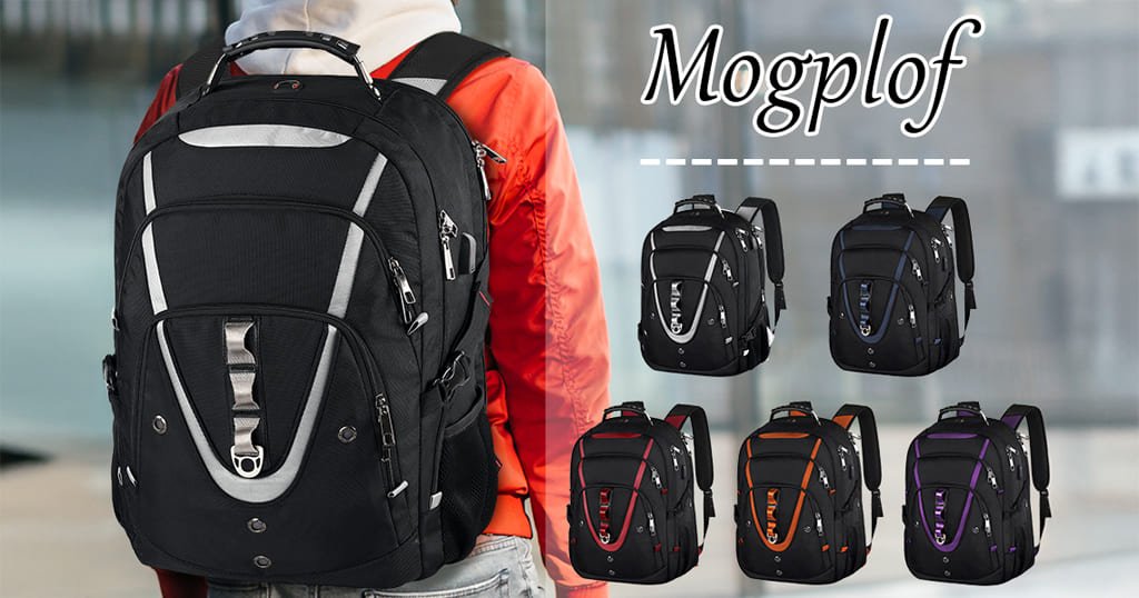 Laptop backpack with luggage strap