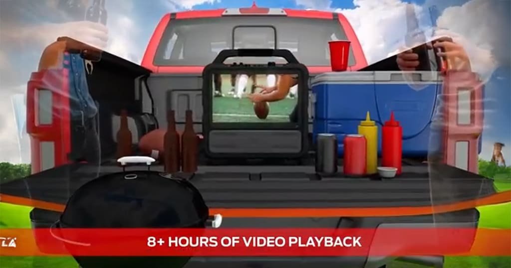 Portable tv for travel