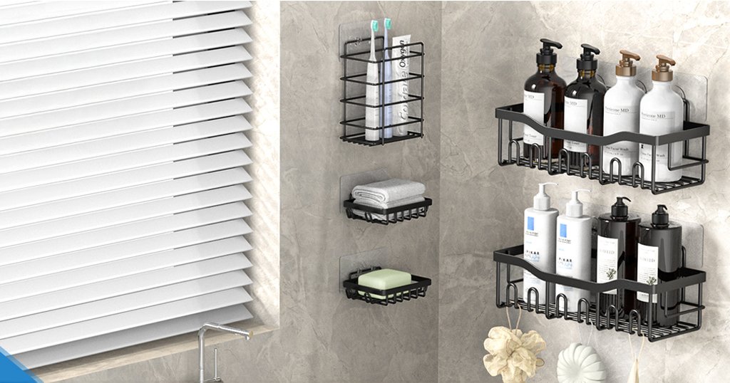 Rustproof bathroom shelves