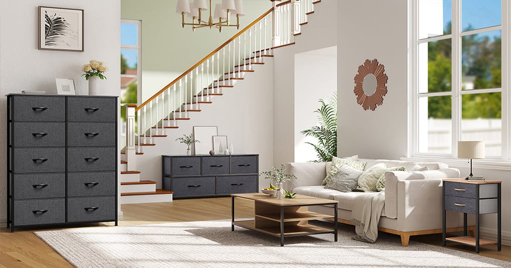 Small space storage dresser