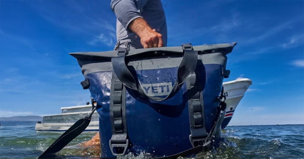 Soft cooler for hiking