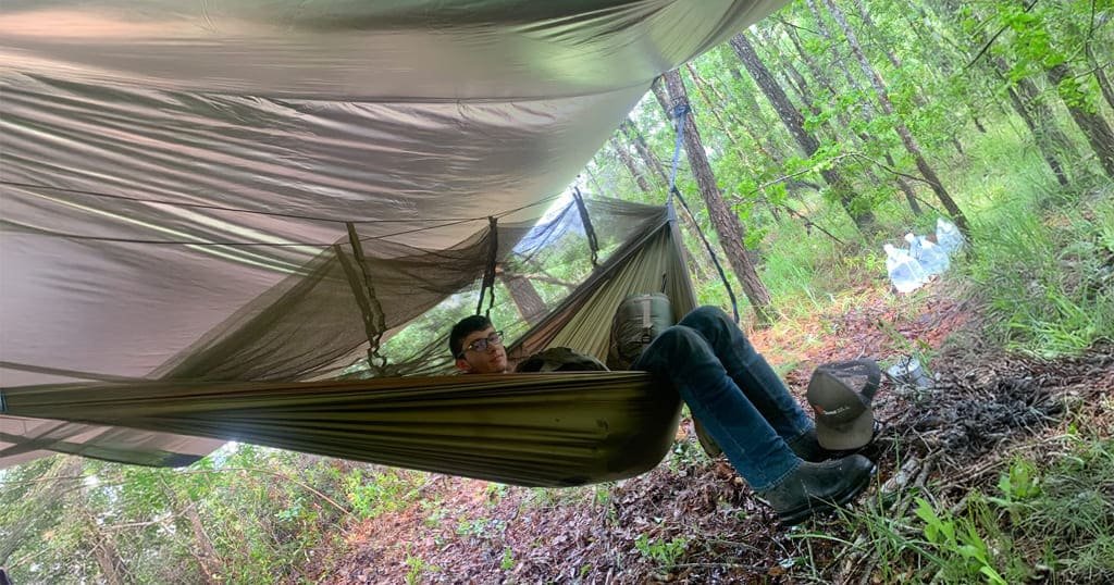 Travel hammock for camping
