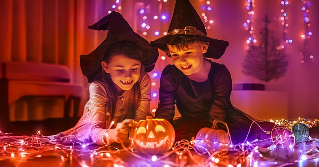 Battery operated halloween lights