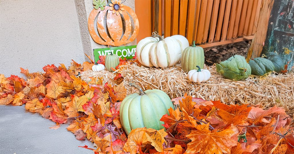 Fall garland for door
