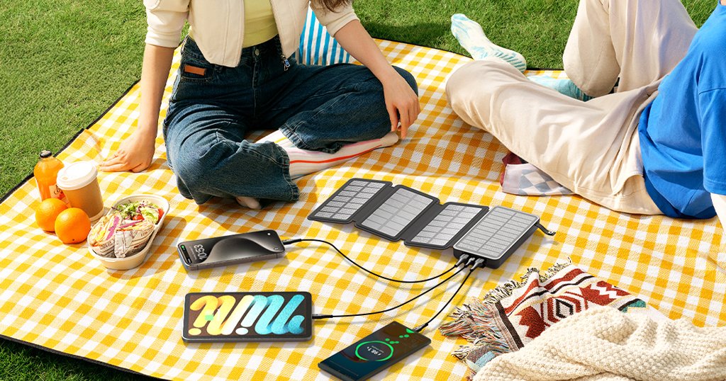 portable solar charger for camping