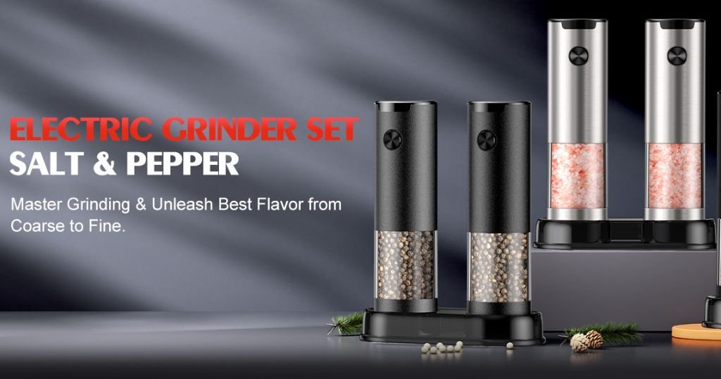 automatic salt and pepper grinder