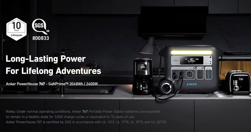 portable power station for RV